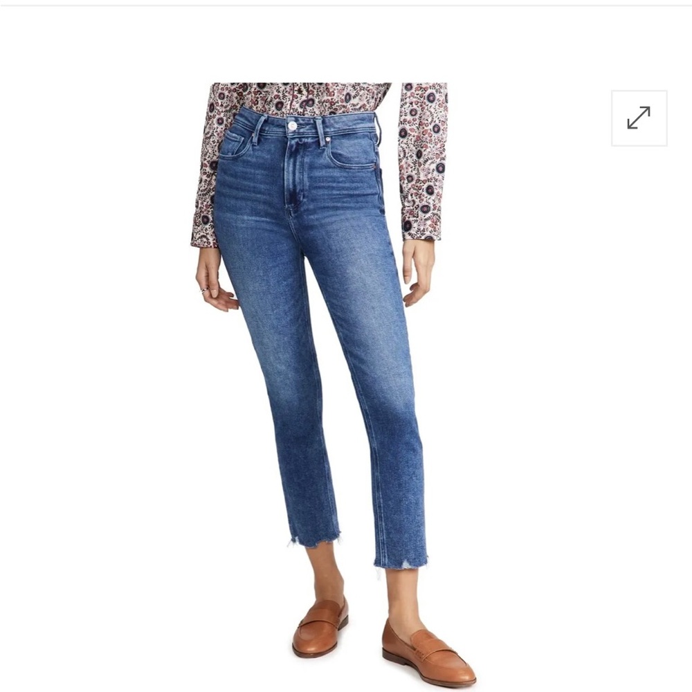PAIGE Sarah slim crop jeans size 27 - Picture 1 of 5